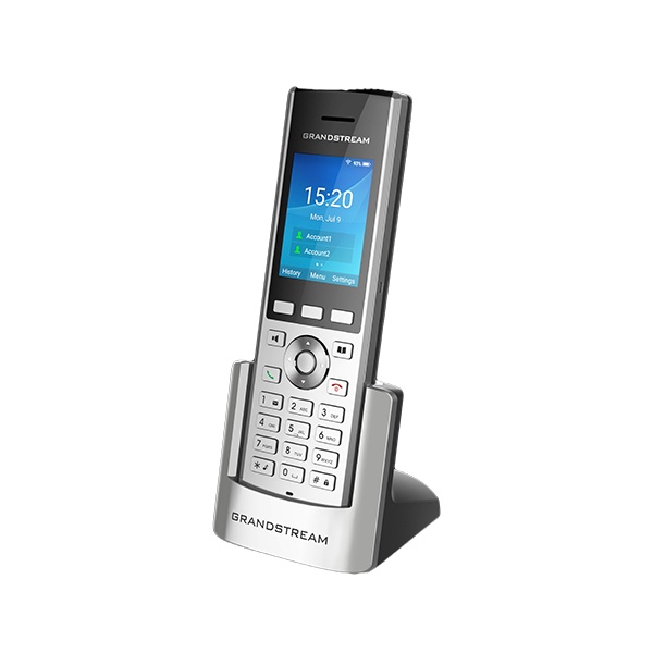 Telefono Wi-Fi Portatile Grandstream WP822 Con Stazione Di Ricarica – Dual-band 802.11a/b/g/n/ac, 8 Ore Di Conversazione, HD Voice, PTT
